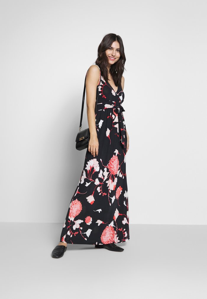 Peignoir Anna Field Maxi Noir Femme | PKQ-8410362